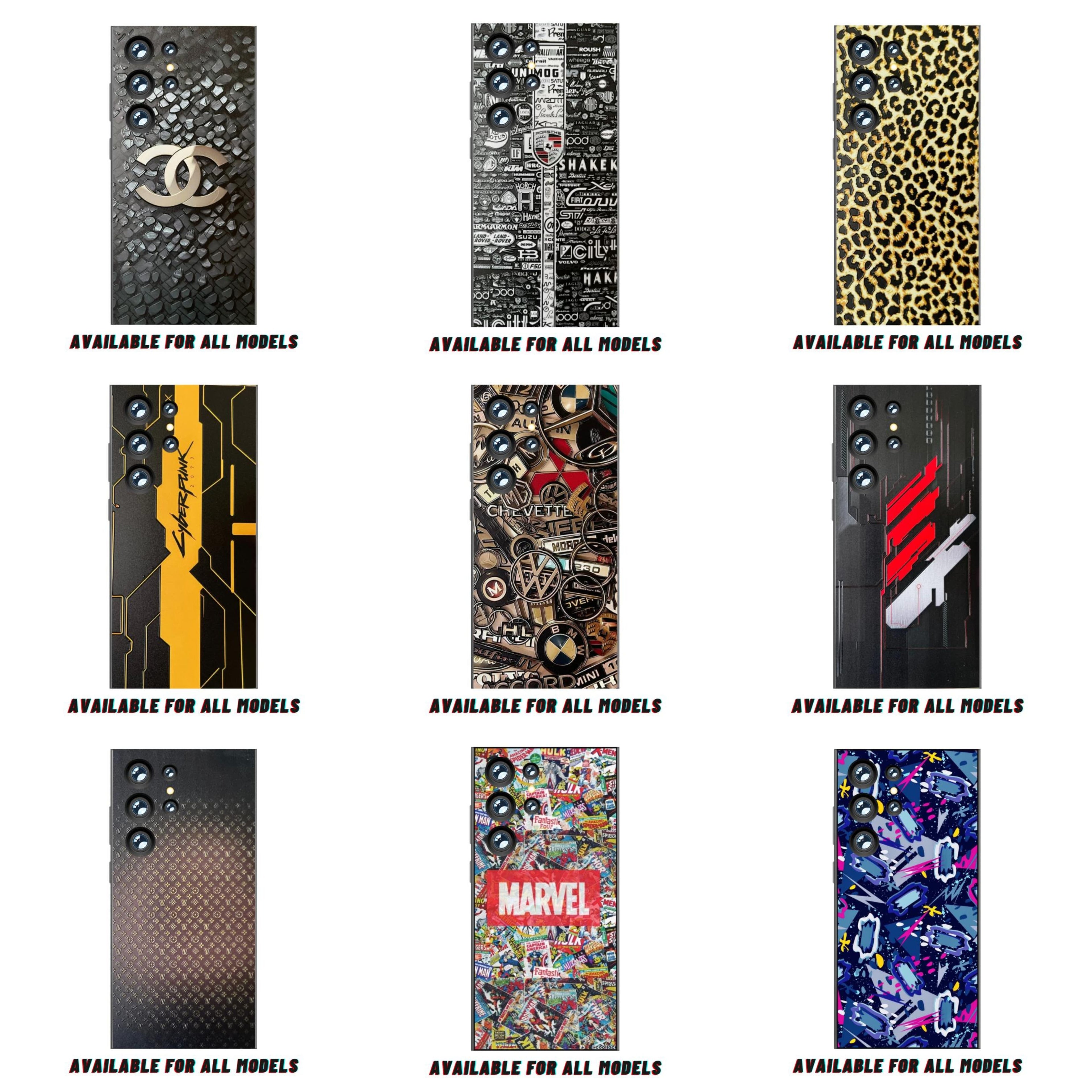Premium Quality 3D Full Body Skin Wrap for All Models
