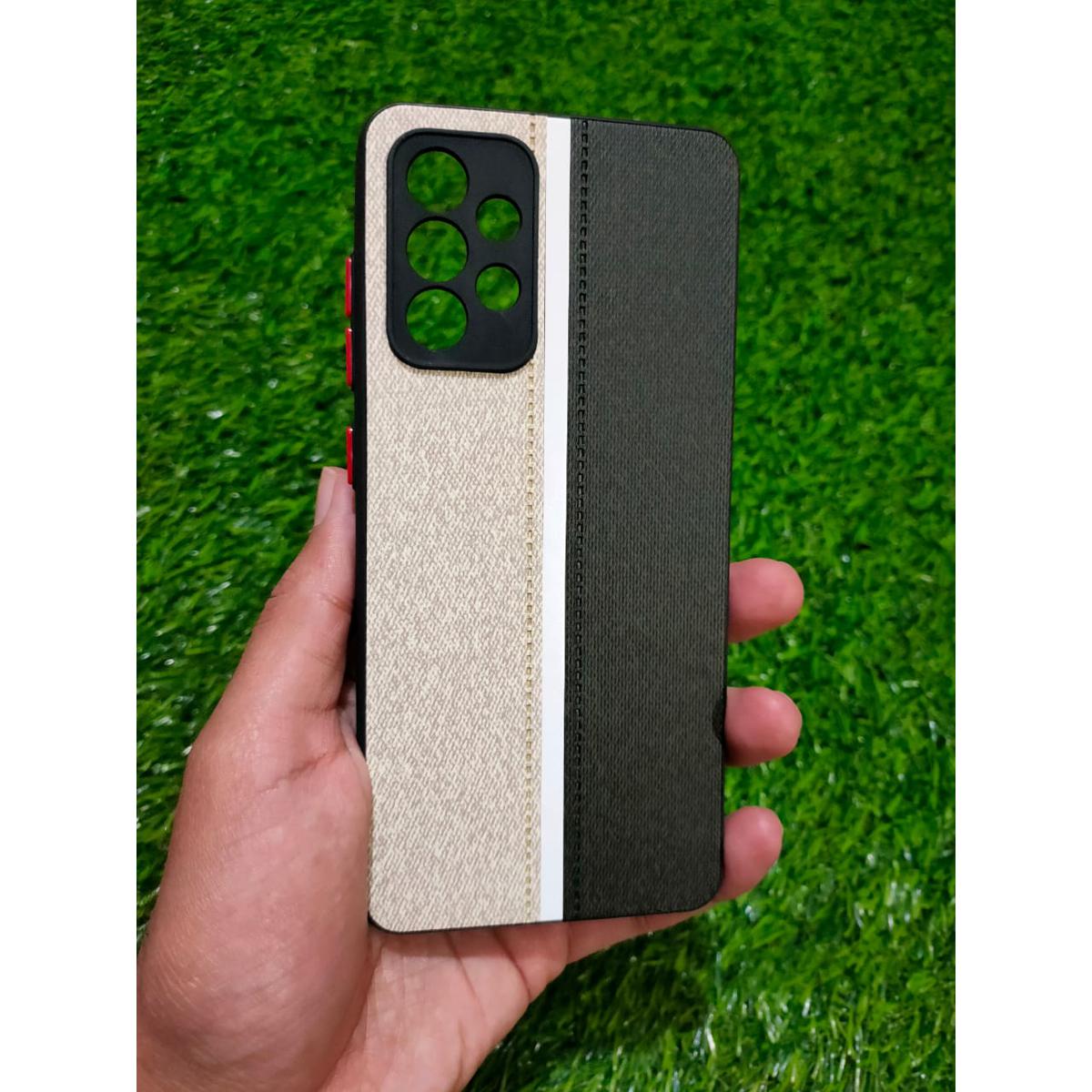 Samsung A52 Premium Quality Strip Design Fabric Cover