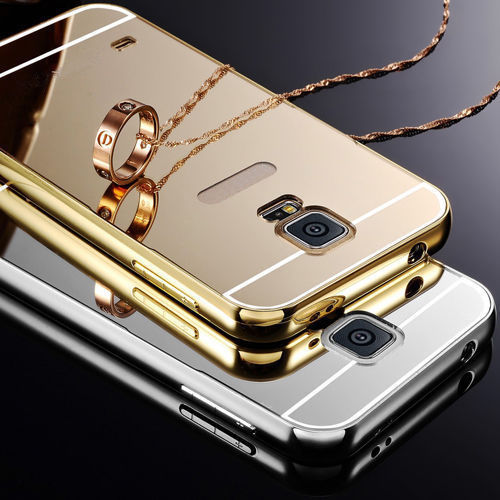 Aluminum Thin Mirror Metal Bumper Case Cover For Samsung Galaxy S5 I9600