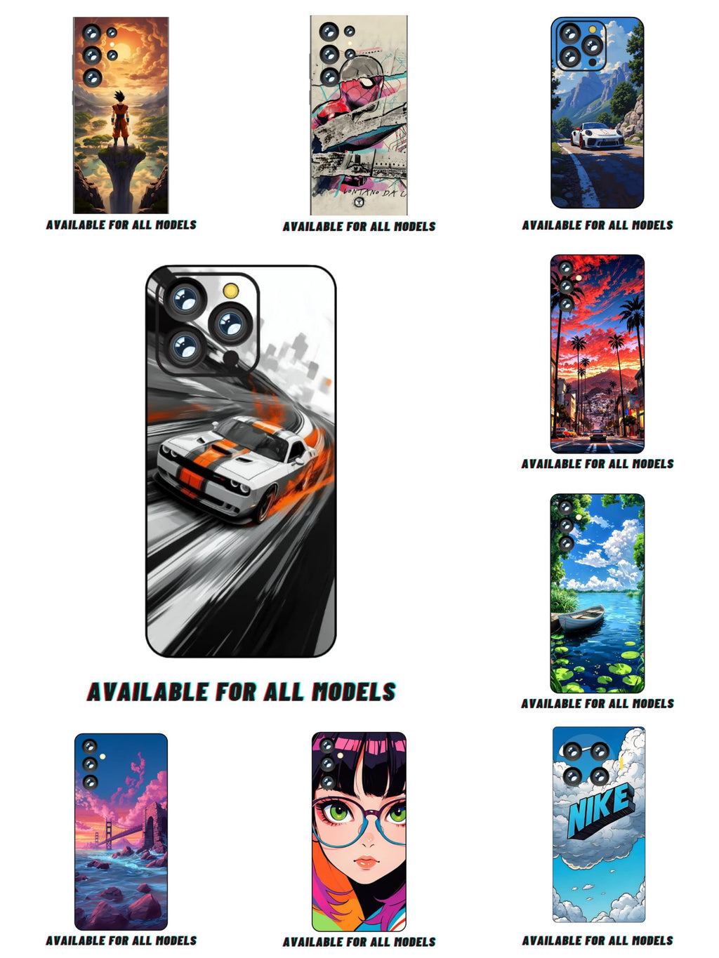 Print Back Full Body Skin Wrap for All Models