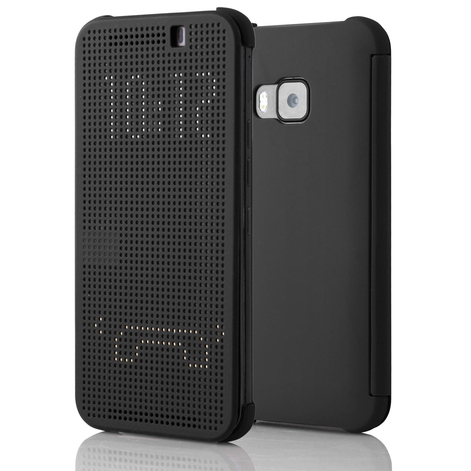 HTC One M9 Smart Screen Dotted Flip Case