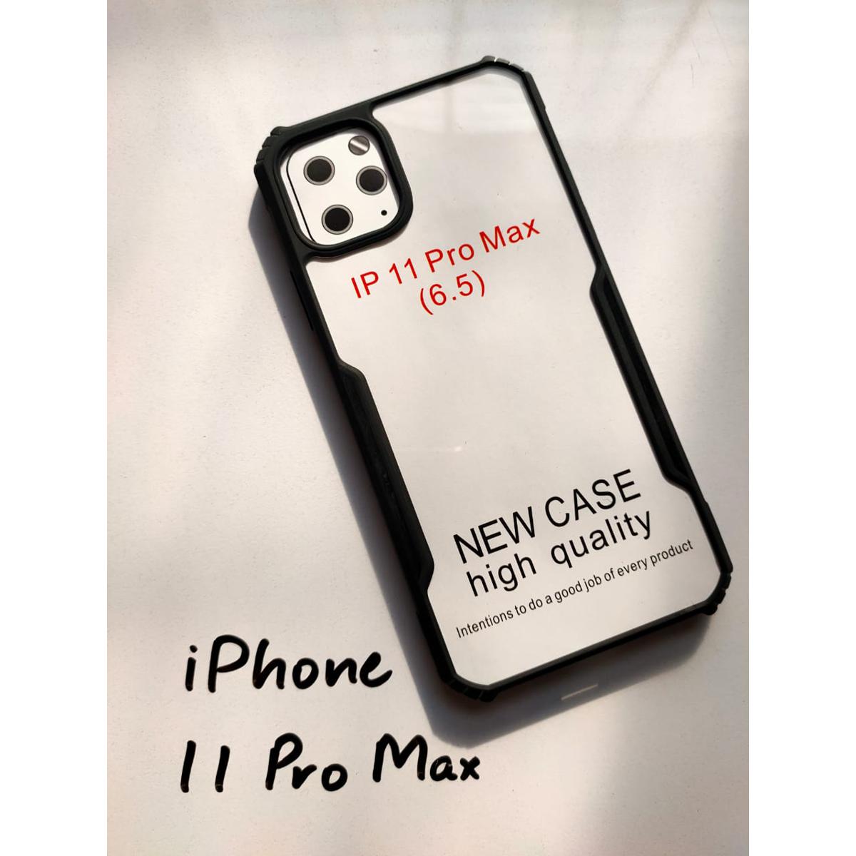 iPhone_11 Pro Max Premium Quality Non-Yellow Clear Bumper Case
