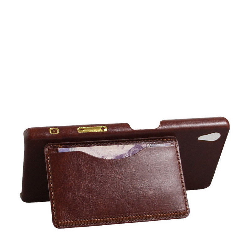 Luxury PU Leather Wallet Stand Back Case Cover For Sony Xperia Z5 Premium