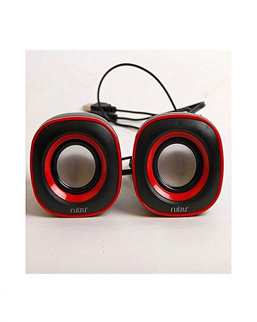 Ruizu RZ-480 Computer & Laptop USB Speaker - Black