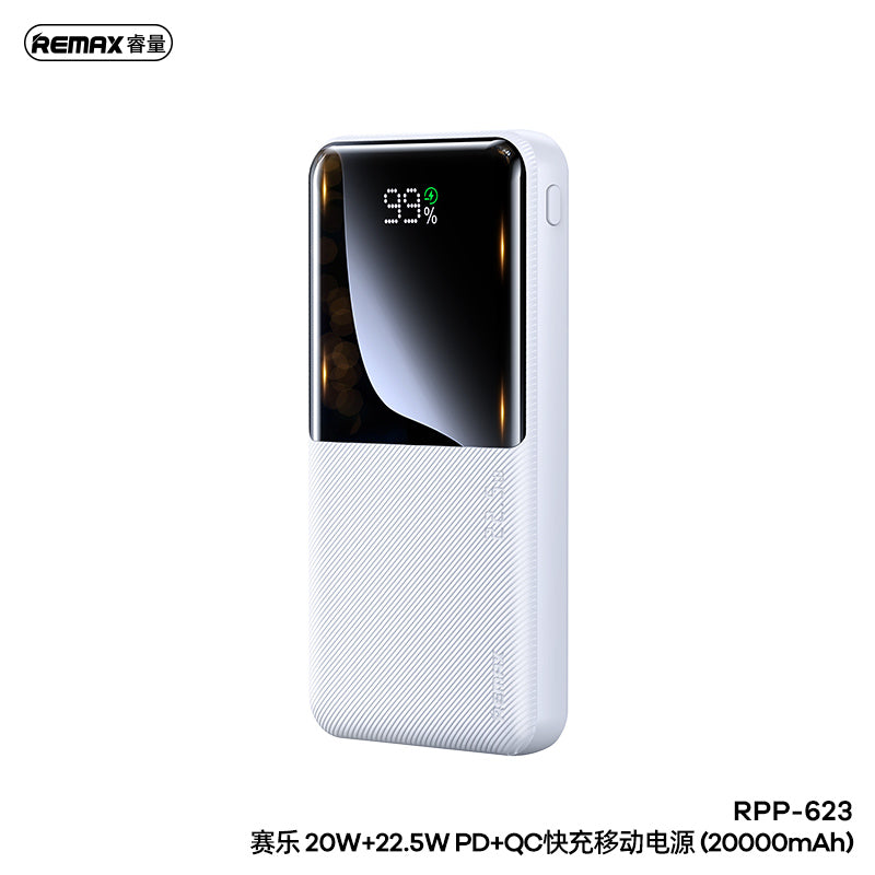 REMAX RPP-623 Power Bank 20000mAh 20W+22.5W PD+QC White