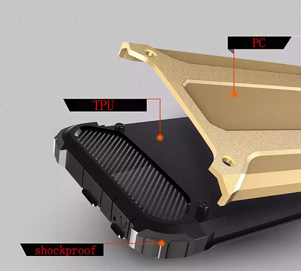 Armor Rugged Shockproof Hybrid Back Case for Samsung Galaxy S7 / S7 Edge