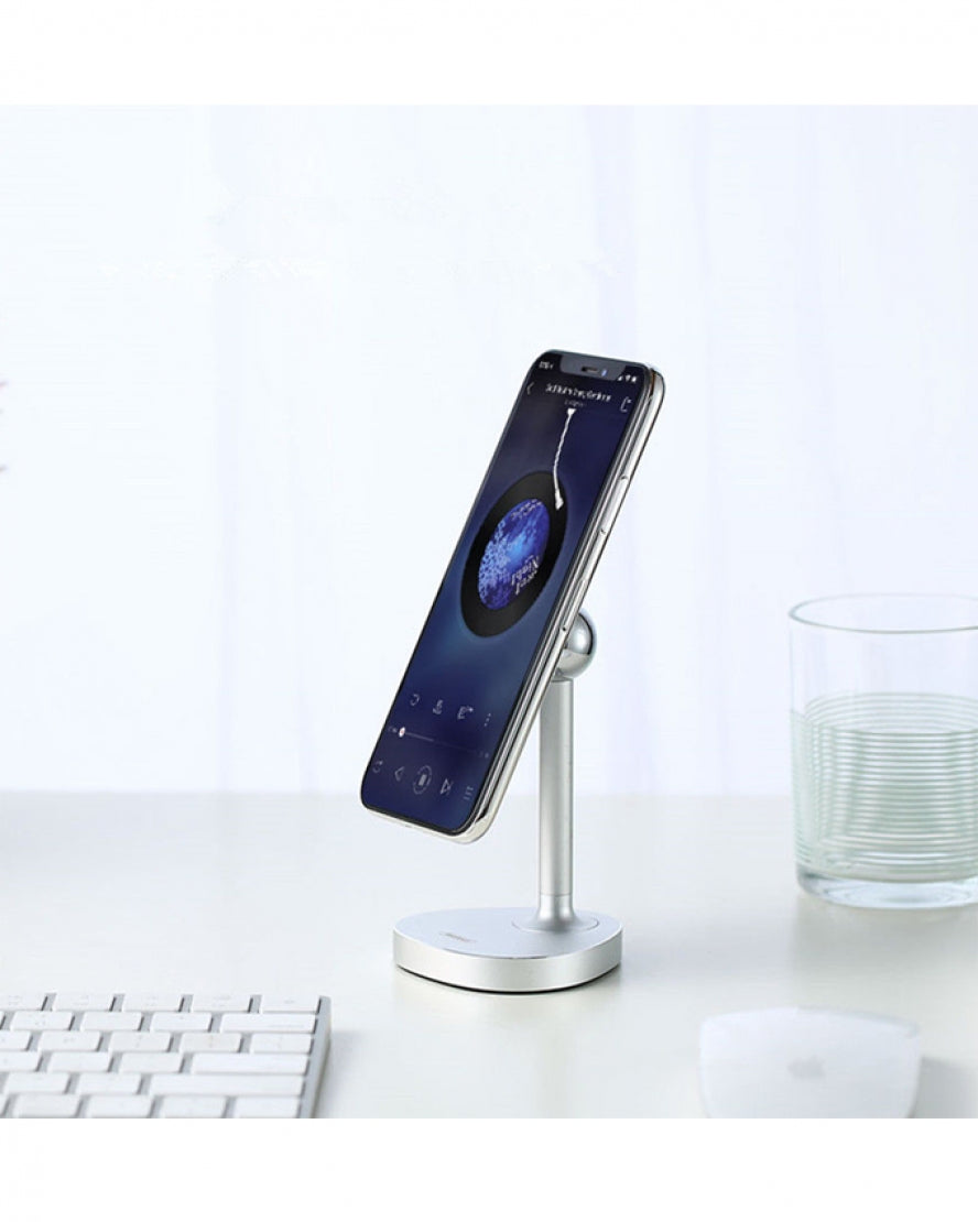 Remax Desktop Phone Holder RM-C33 Universal Magnetic 360° Rotating Phone Mount Stand - Black