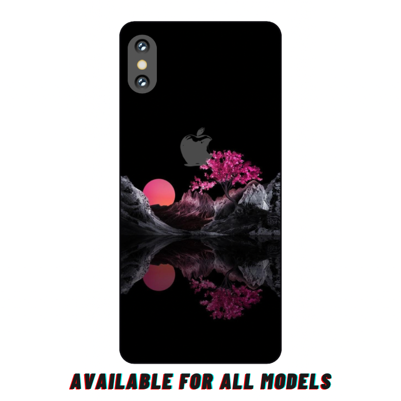 iPhone XS Max Full Back Skin Wrap Sheet with Logo Hole