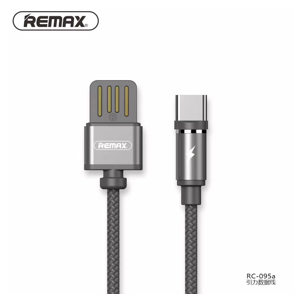Remax Gravity Magnetic Data Cable for Type C Mobile Phones Samsung Huawei RC-095a