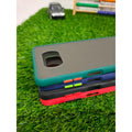 Poco X3 NFC Cover Shockproof Matte Bumper Back Case with Color Button