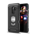 Samsung Galaxy S9 Plus Shockproof Hybrid Armor Back Cover - Black