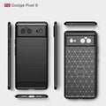 Google Pixel 6 Case Carbon Fiber Cover Bumper Rubber Silicone Case