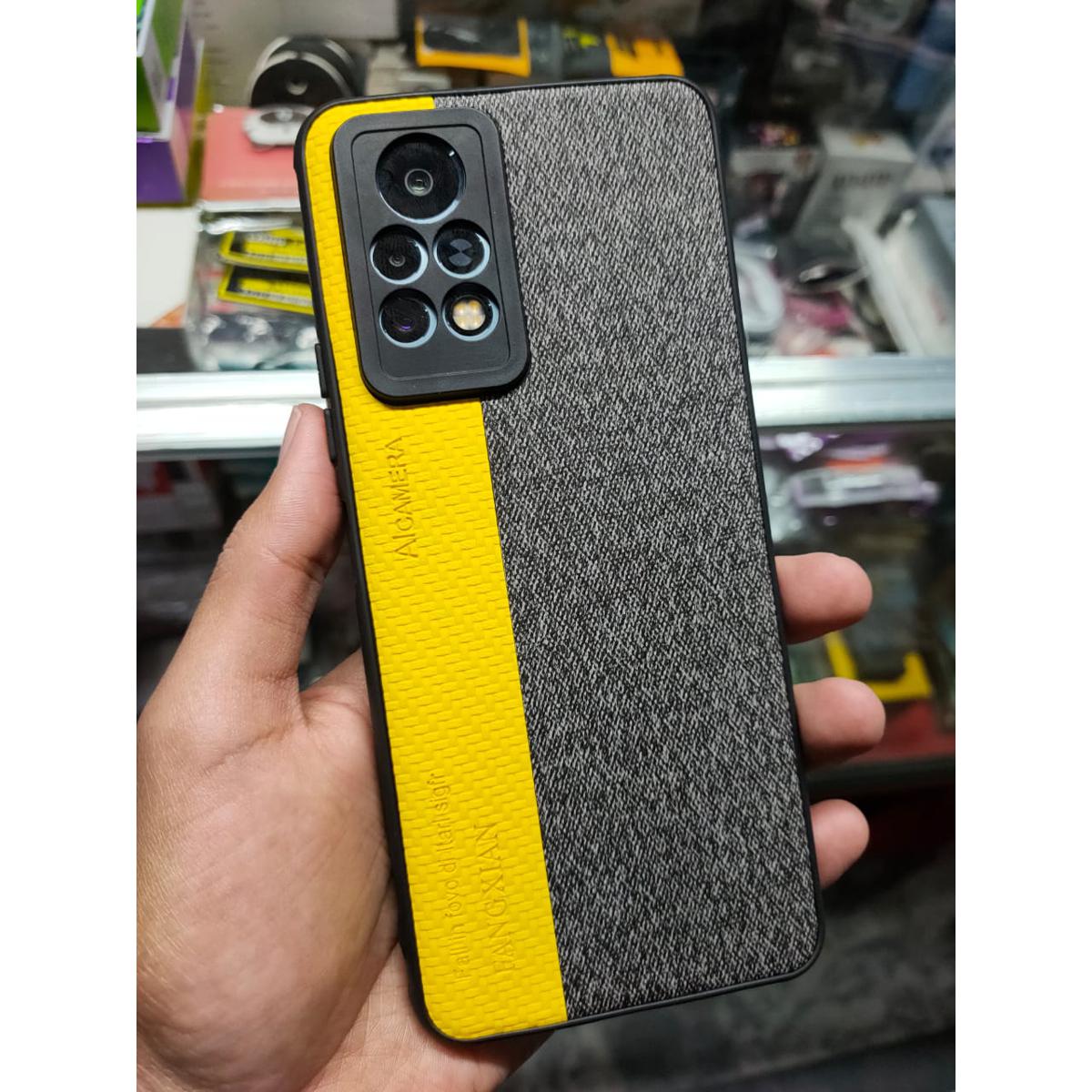 Infinix Note 11 Pro Premium Quality Soft Fabric Rubber Back Case Cover