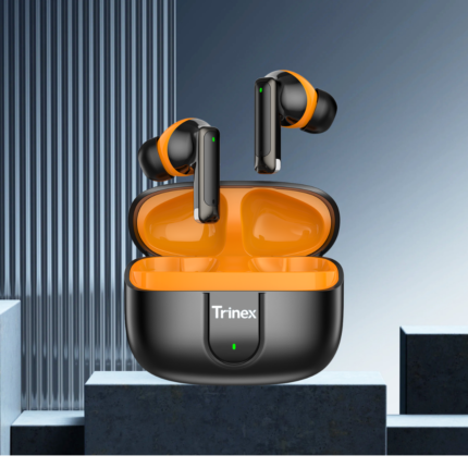 Trinex PowerPods Wireless AirPods with Pouch Stereo Sound and Long Battery Life | Voice Changing Feature