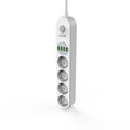 LDNIO EU Plug Power Strip 4 AC Ports 2500w Sockets With 4 Port USB Smart Charger SE-4432