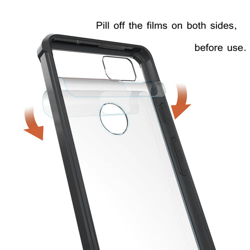 Google Pixel 2 XL Shockproof Hybrid Clear Bumper Case Cover