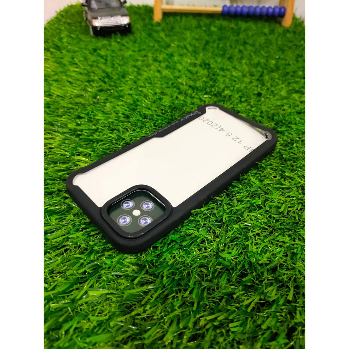 iPhone 12 Mini iPaky Shockproof Transparent Anti Yellow Back Case