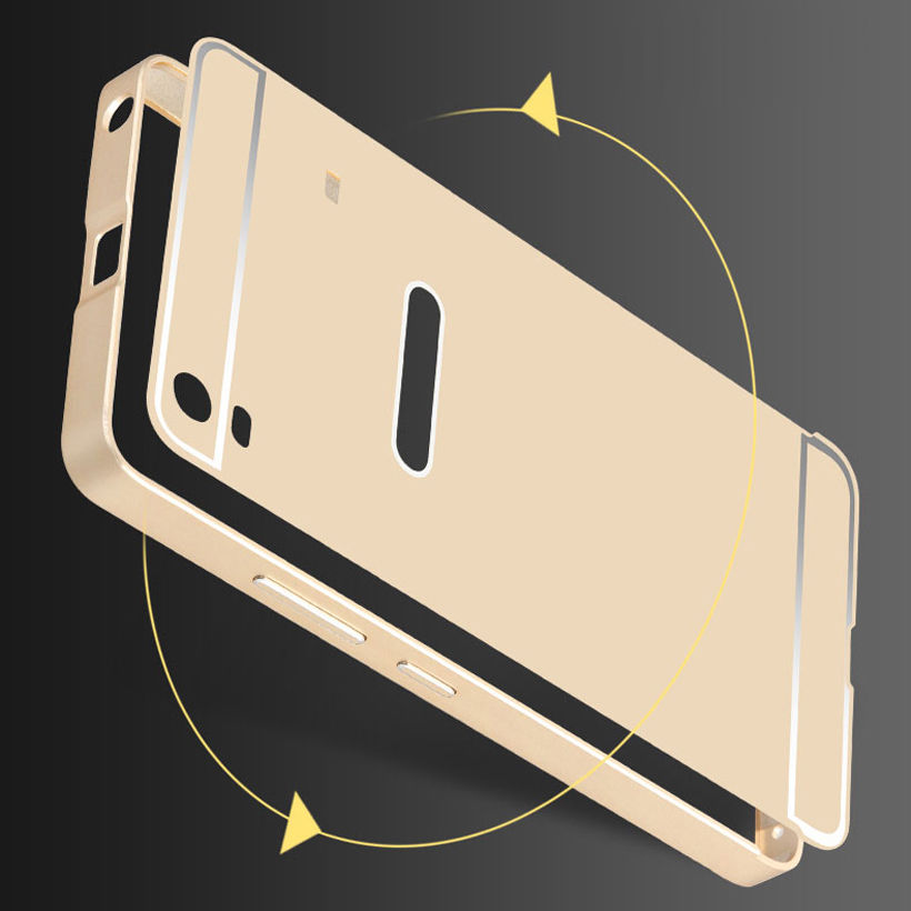 Aluminum Metal Hard Bumper + Back Skin Phone Case Cover For Lenovo ZUK Z1