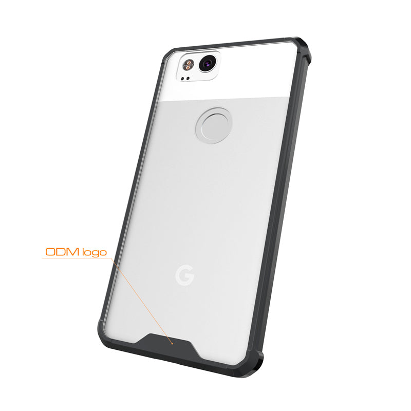 Google Pixel 2 XL Shockproof Hybrid Clear Bumper Case Cover