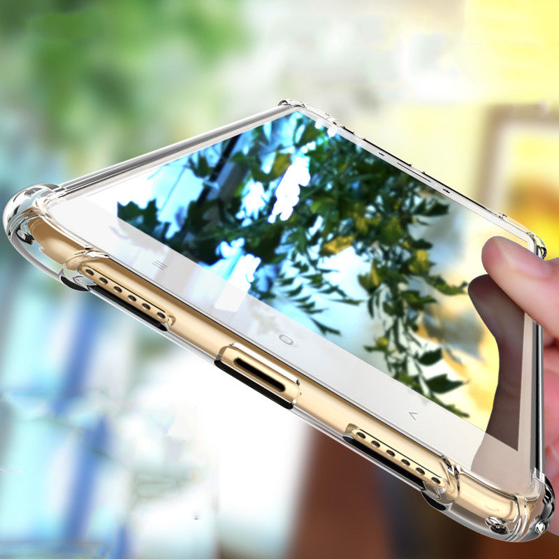 Xiaomi Mi Max 2 Shockproof Transparent Silicone Soft TPU Back Case
