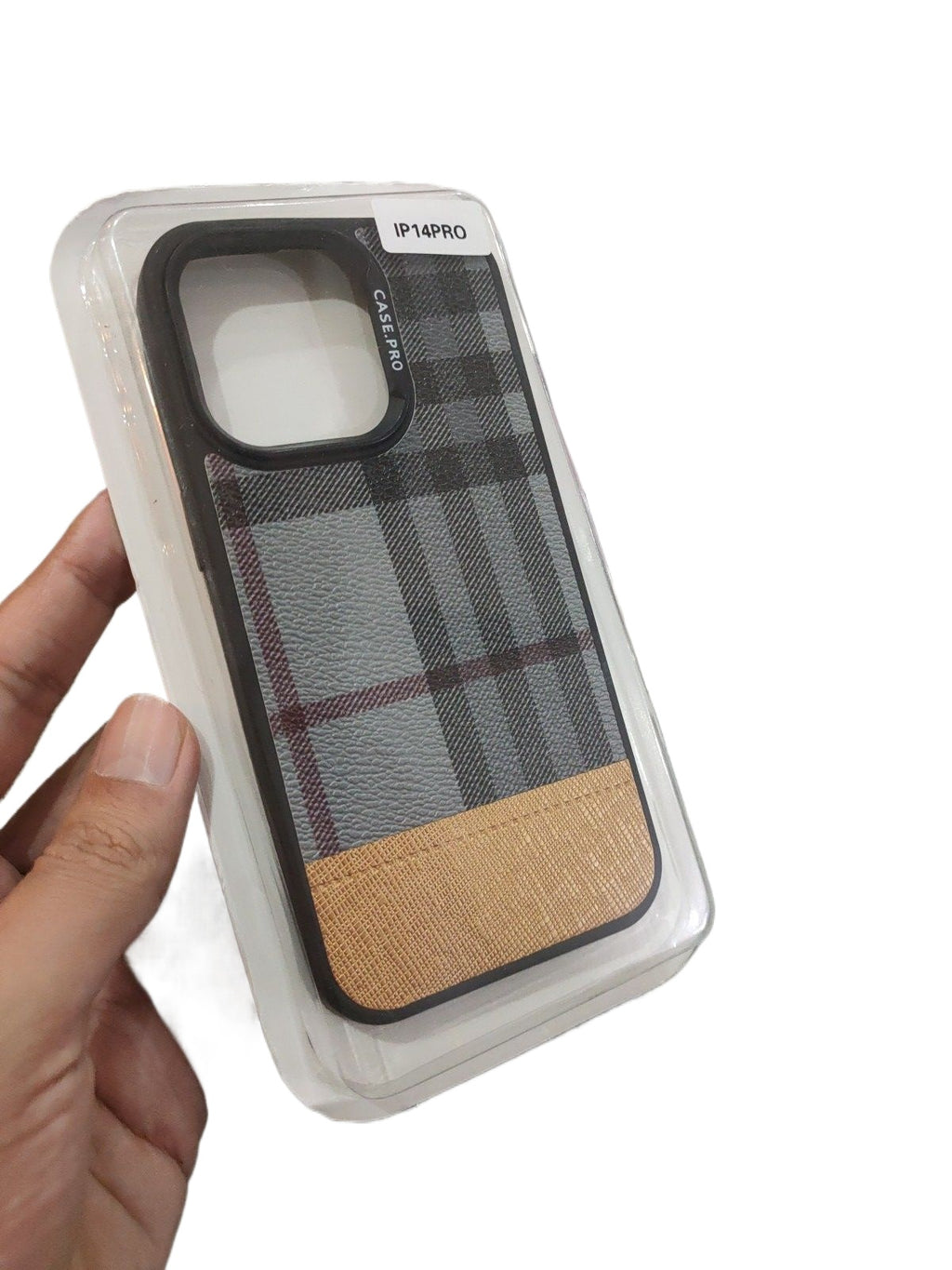 CASEPRO iPhone 14 Pro PU Dual Tone Leather Back Case
