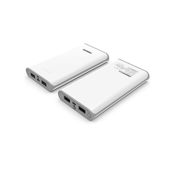 Kingleen QL-C380 - Dual Port Power Bank - 20000mAh - White