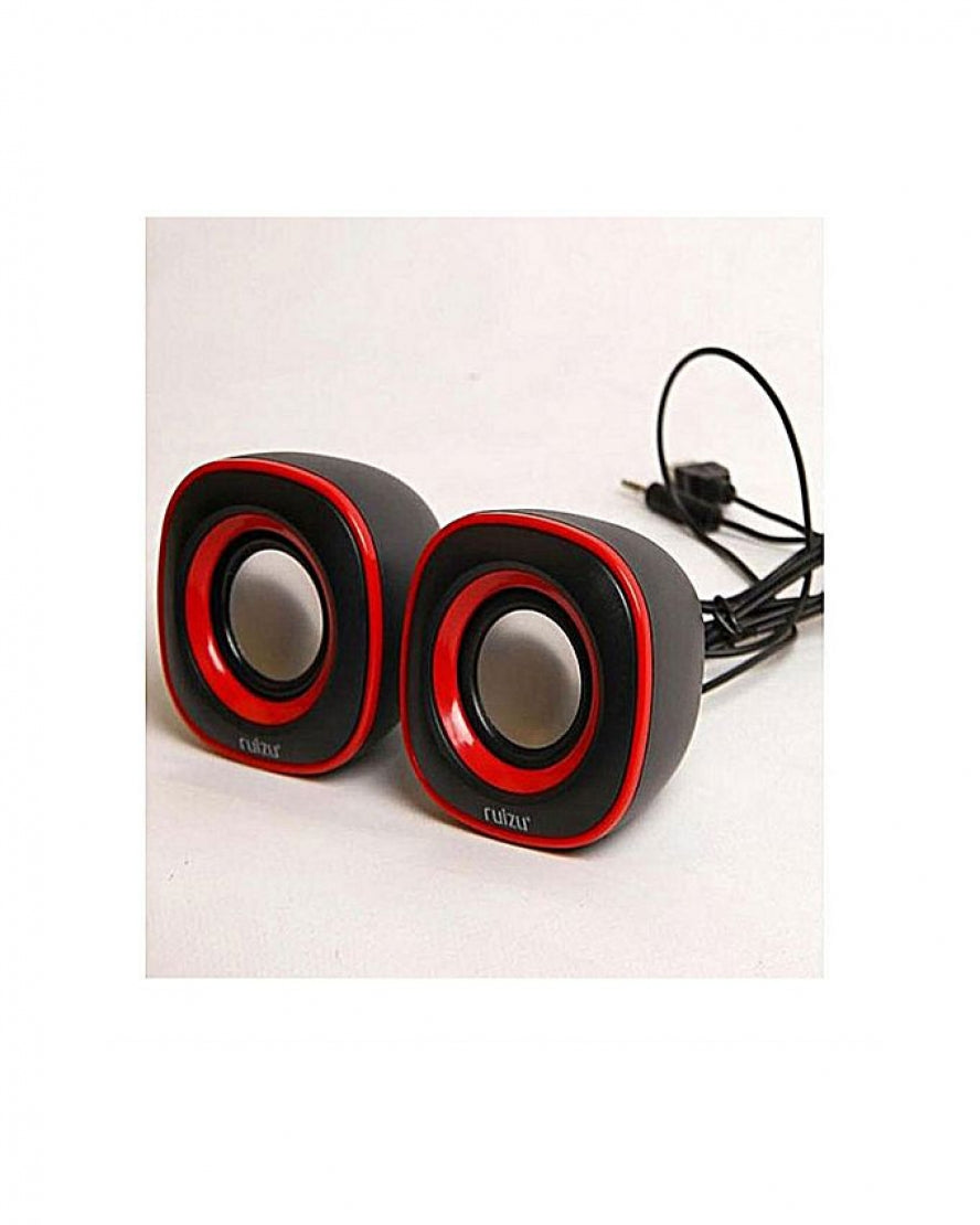 Ruizu RZ-480 Computer & Laptop USB Speaker - Black