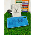 Vivo Y93 Cover Premium Fabric Leather Pattern Case