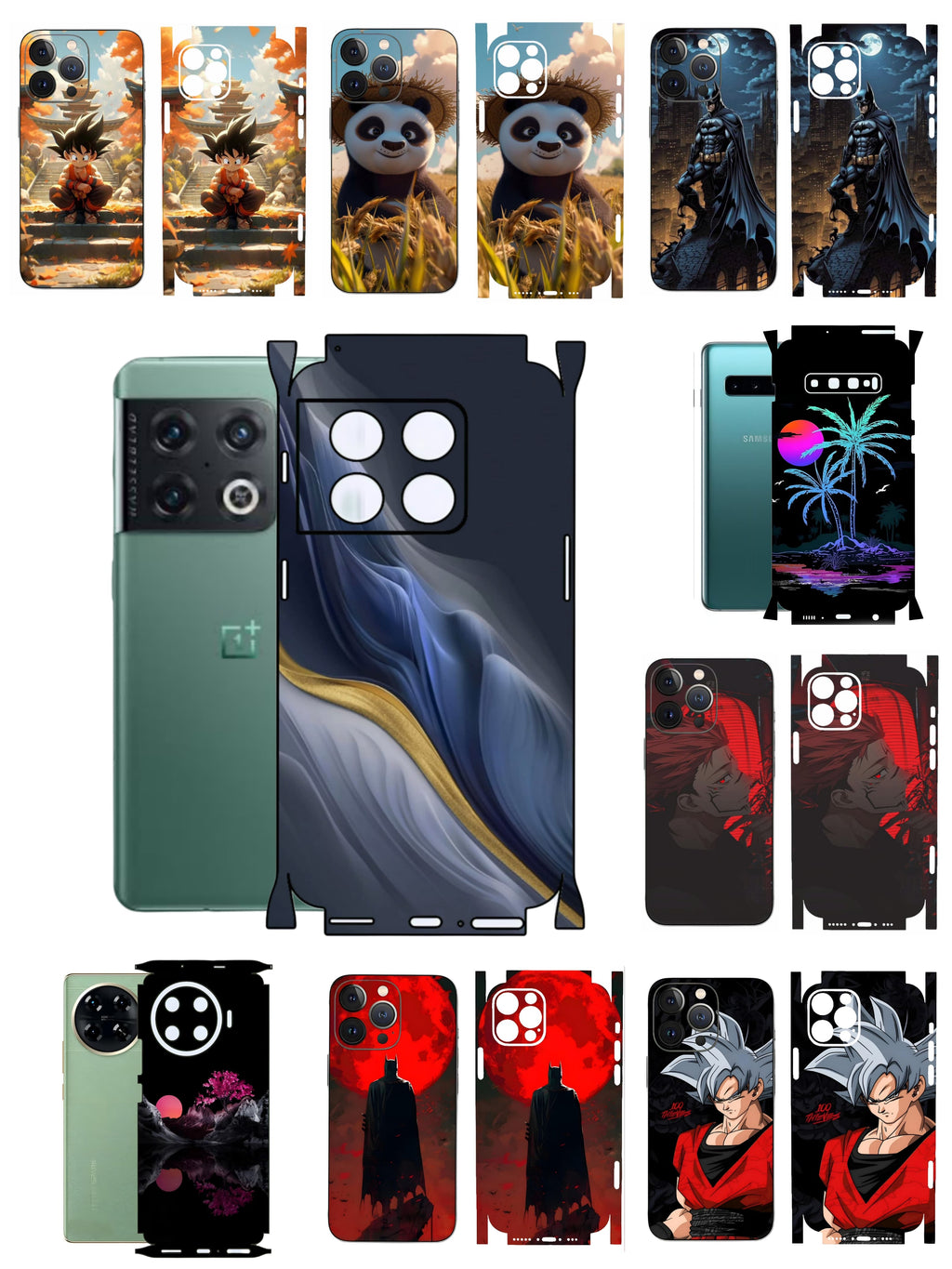 Print Back Full Body Skin Wrap for All Models