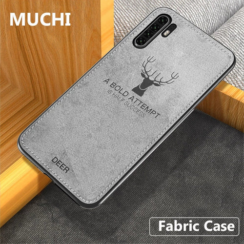 Huawei P30 Pro Leather Pattern Soft Fabric Cover