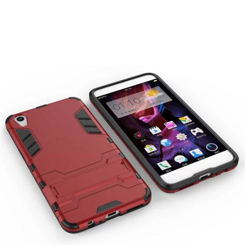 Dual Layer Shockproof Armor Rugged Rubber Hybrid Hard Case Cover For Oppo F1s