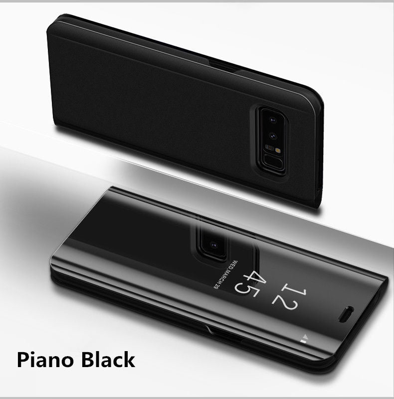 Samsung Galaxy Note 8 Luxury Clear View Mirror Flip Cover 360 Protection
