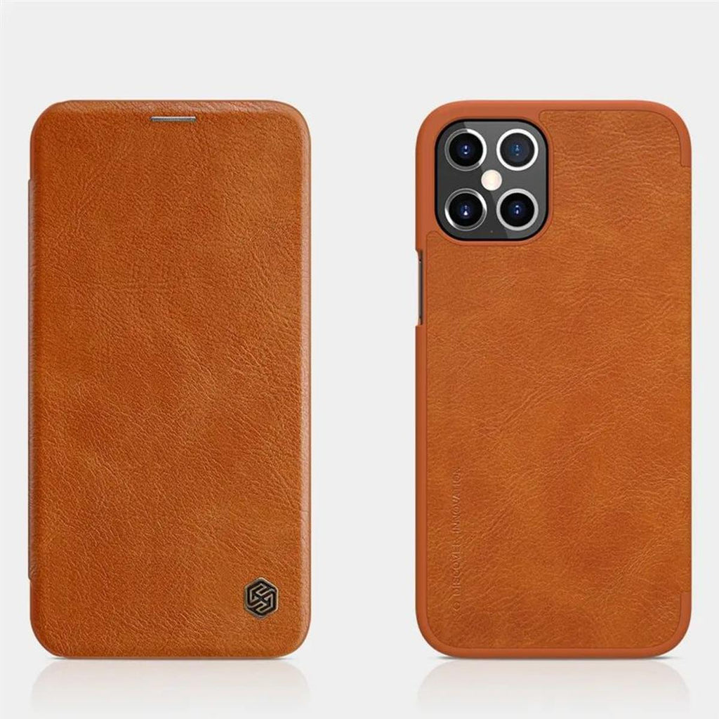 iPhone 12 Pro Max Nillkin QIN Leather Card Wallet Flip Case 100% Official