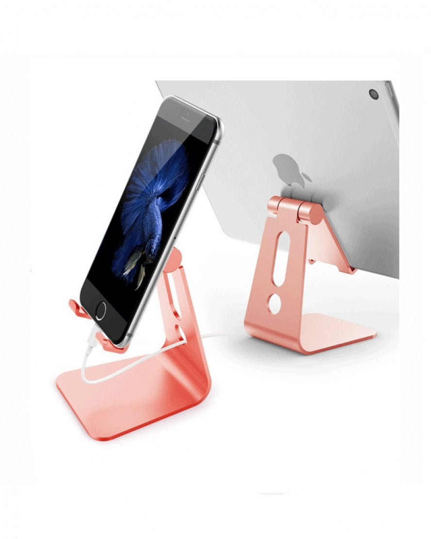 Aluminum Multi-Angle Universal Mobile And Tablet Holder - Rose Gold