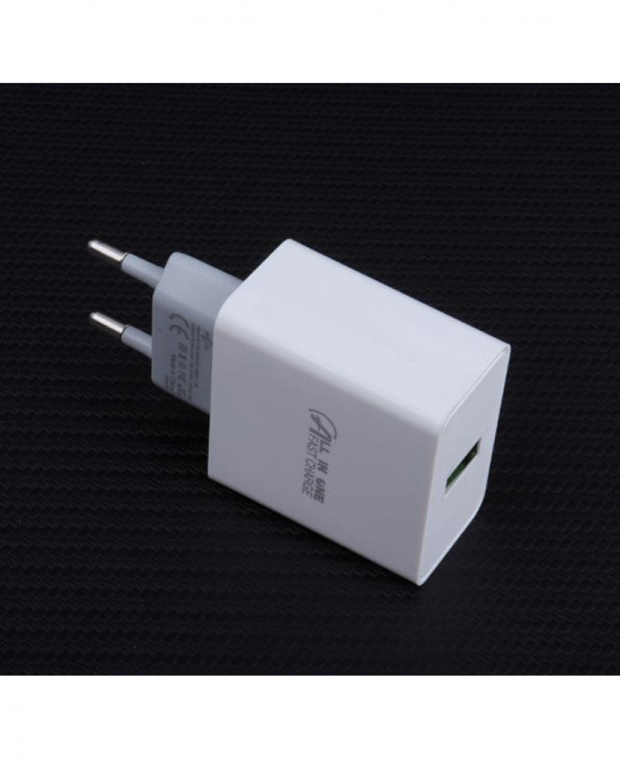 Aspor Auto-ID Fast Charger AW-03E All In One - White