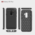 Samsung Galaxy S9 Plus Shockproof Carbon Fiber Rubber Case Cover