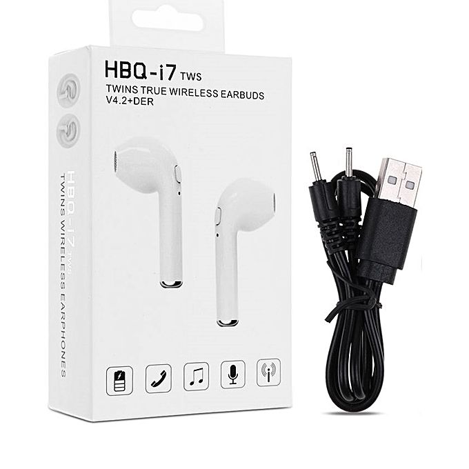 Twin True Bluetooth Earphone V4.2+DER H9Q i7
