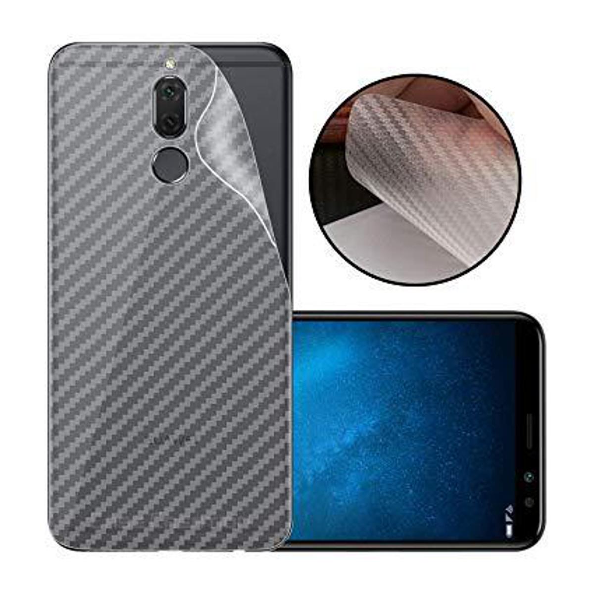 Huawei Mate 10 Lite Carbon Fiber Back Sheet Skin Wrap Transparent