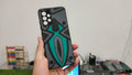 Samsung A32 Shockproof Cover Spider Design Rugged Back Case