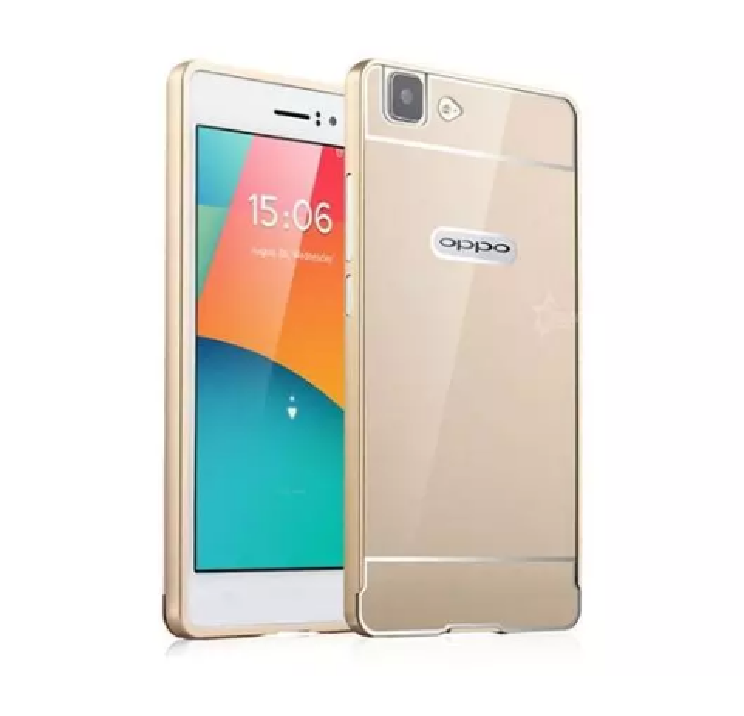 Luxury Aluminium Metal Bumper + PC Acrylic Cover Case Shell For OPPO R5 Skin