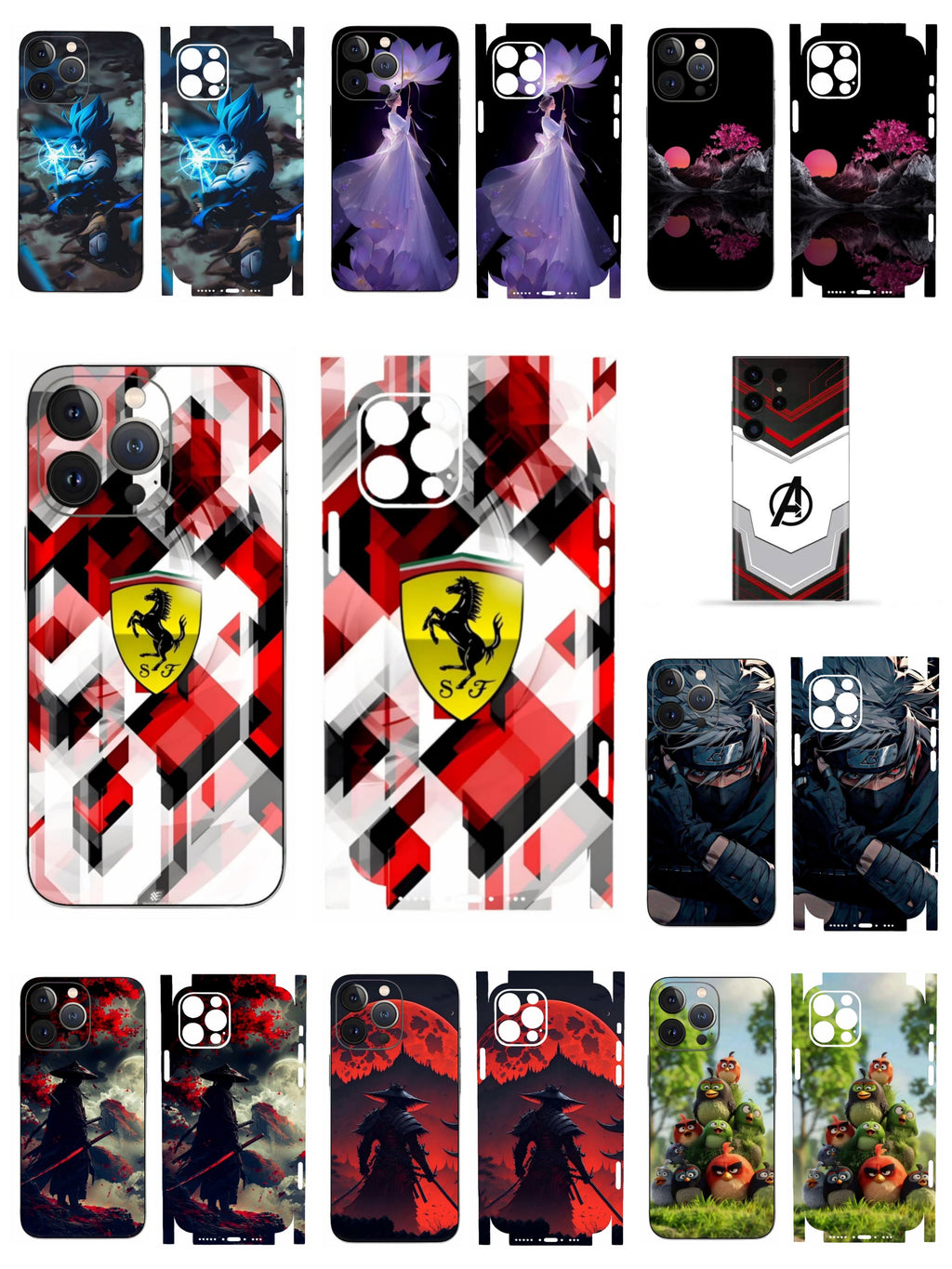 Print Back Full Body Skin Wrap for All Models