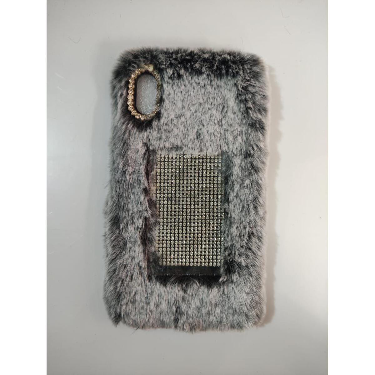 iPhone XS Max Fancy Soft Case With Crystal Stones Back Cover