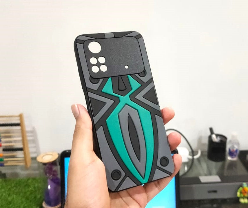 Xiaomi Mi M4 Pro Cover Spider Design Shockproof Rugged Back Case
