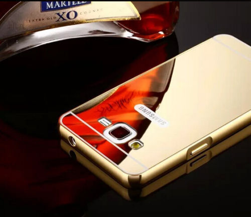 Aluminum Metal Mirror Case + Back Cover For Samsung Galaxy Grand Prime