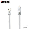 Remax 2in1 Strive Data Charging Cable For iPhone & Android RC-042T