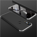 Huawei P20 Lite Shockproof 3 in 1 Full Body 360 Protection Case Cover - Black & Grey