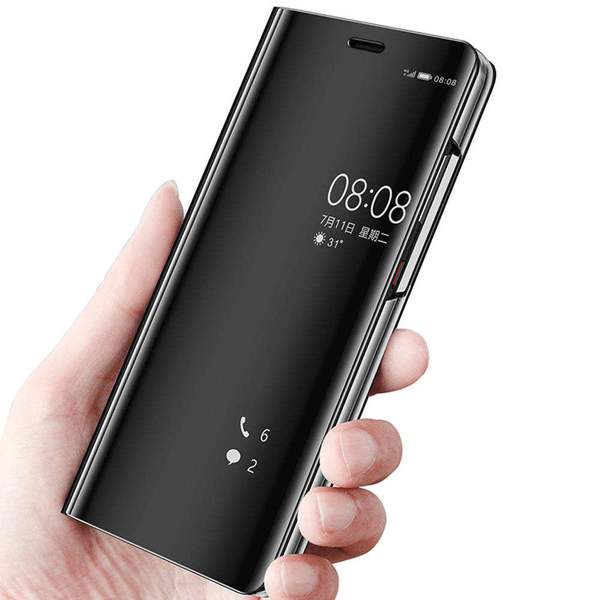 Samsung Galaxy J7 Max Luxury Clear View Mirror Flip Cover 360 Protection