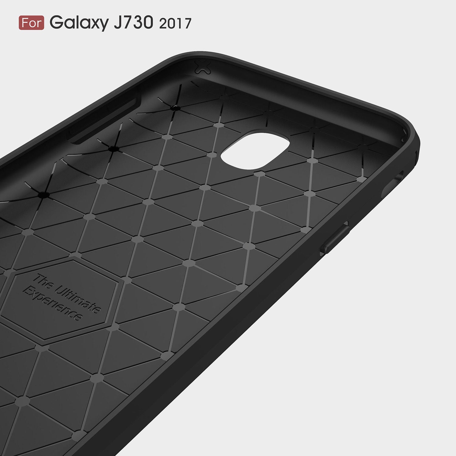 Samsung Galaxy J7 Pro / J7(2017) Ultra thin Brushed Soft Rubber Back Case Cover