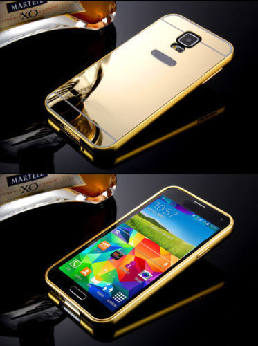 Aluminum Thin Mirror Metal Bumper Case Cover For Samsung Galaxy S5 I9600