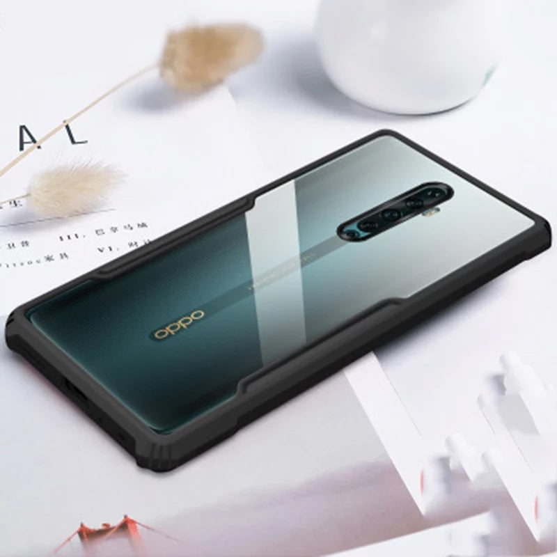 Oppo Reno 2 Shockproof Airbag Corner Non Yellowing Transparent Back Cover